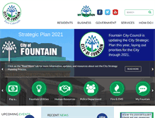 Tablet Screenshot of fountaincolorado.org